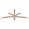 Ekena Millwork Davenport Smooth Timber Gable Bracket, Douglas Fir, 72"W x 24"H x 3 1/2"D x 3 1/2"F, 8/12 Pitch GBW072X24X0404DAV00SDF - alternate 1